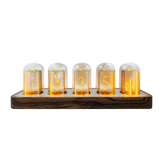 Nixie Tube Clock Electronic LED Glow Tube Clock Alarm Clock 5RGB