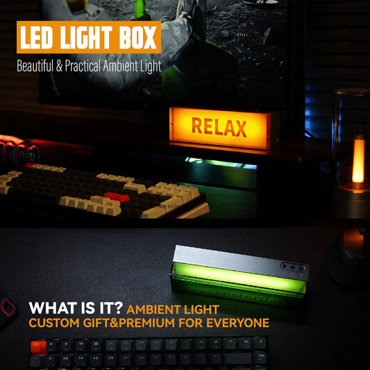 LED-Lichtkasten Billboard Tischlampen Umgebungslicht Signboard