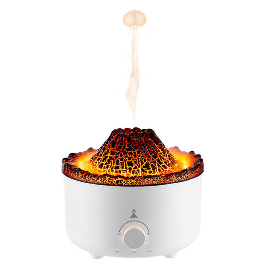 Flame Air Diffuser Volcano Aroma Diffuser Ultrasonic Oil Diffuser 560mL