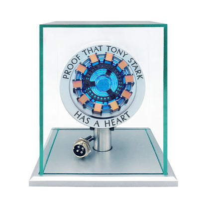 Lonyiabbi MK1 Arc Reactor - 1:1 Scale USB DIY LED Light Vibration Sensor No Assembly Display Box Included - Perfect Gift Toy | sci-fi collector gift for men, USB mood light, touch Lonyiabbi MK1 Arc Reactor - 1:1 Scale USB DIY LED Light Vibration Sensor No Assembly Display Box Included - Perfect Gift Toy | sci-fi collector gift for men, USB mood light, touch