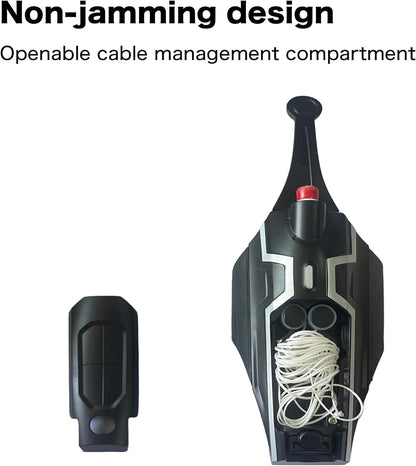 Lanceur de toile Enroulement automatique du cordon Lanceur de corde sans brouillage Prise électrique