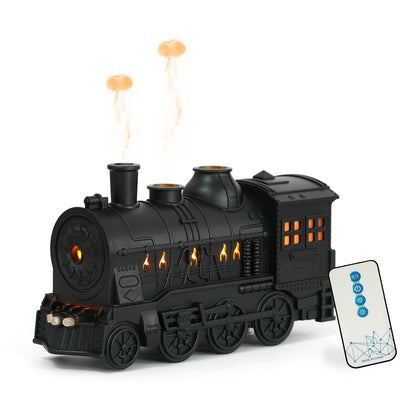 300ML Retro Train Essential Oil Diffuser – Cool Mist Humidifier